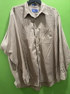 Pendleton Men's XXL Long Rust-Red Gold & White Plaid Button LS Shirt 100% Cotton - Picture 1 of 16