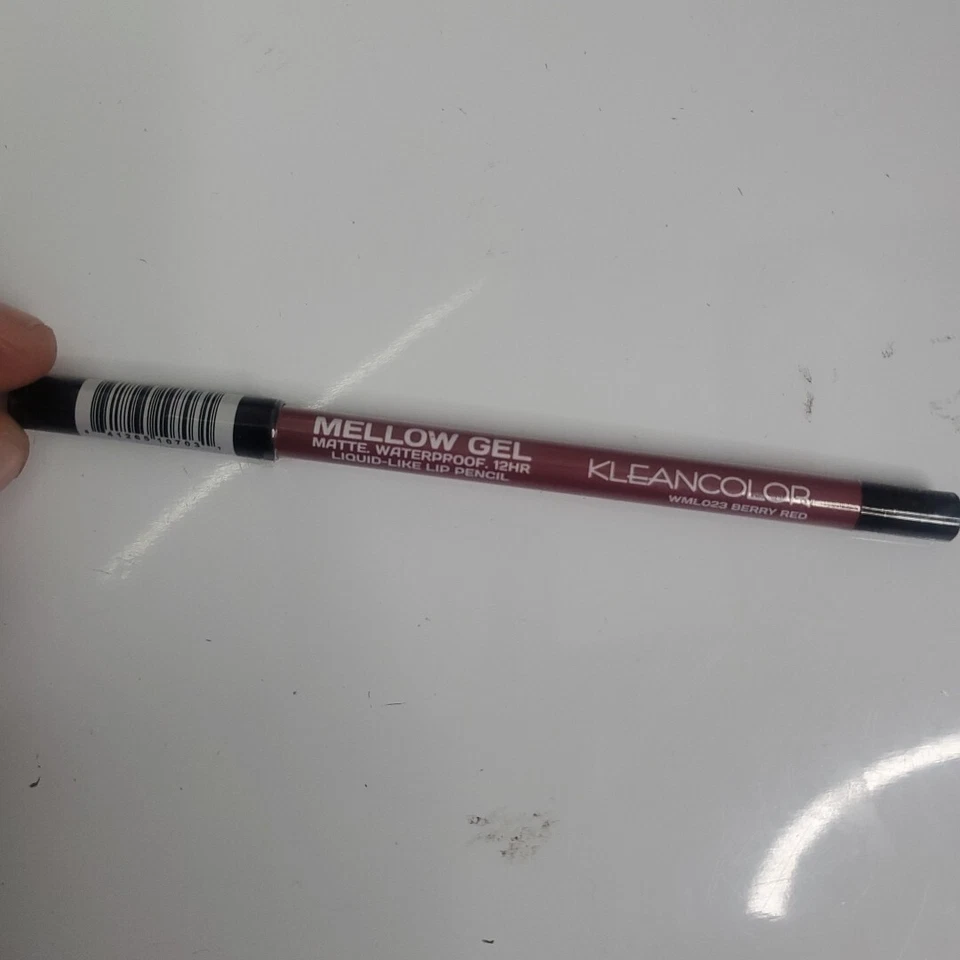 KLEANCOLOR MELLOW GEL MATTE WATERPROOF 12 HR LIP LINER ~BERRY RED~ WML023 SEALED - Image 1 of 4