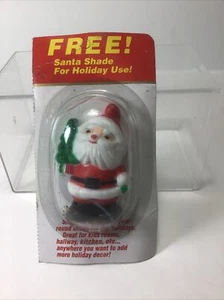 Vintage Sealed New Plastic Santa Claus Nightlight Shade Giveaway Package - Picture 1 of 4