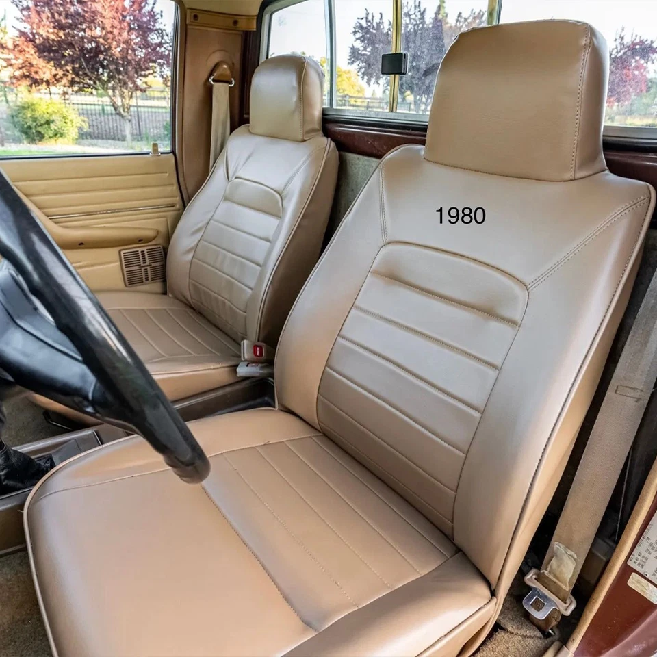 1st Gen Toyota Pickup Non-Reclining Seat Front Upholstery Kit (1979-1982) - Image 1 of 2