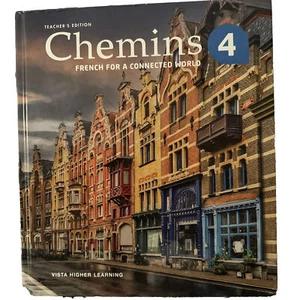 Chemins 4 Teacher's Edition French for a Connected World Book HC NEW 1543362343 - Picture 1 of 1