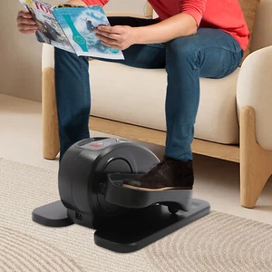 Under Desk Elliptical Machine Seated Pedal Electric Ellipse Leg Exerciser+Remote - Picture 1 of 24