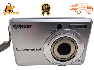 Sony Cyber-shot DSC-S730 7.2 MP Digital Camera 3x Zoom Silver - Bild 1 von 14
