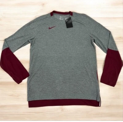 Camiseta de práctica previa al juego Nike Player Training Warm-Up CI4546-030 Borgoña para hombre talla L Foto 1 de 4