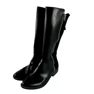 Steve Madden Womens Boots Size 5 Black JDestinn Faux Leather Suede Side Zipper - Picture 1 of 10