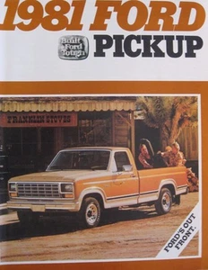 Ford 1981 camioneta folleto F150 F100 Ranger personalizada - Imagen 1 de 1