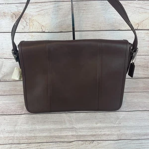 Bolso Mensajero Coach Legacy Cuero Correo 9065 Cuero Marrón Oscuro - Imagen 1 de 12