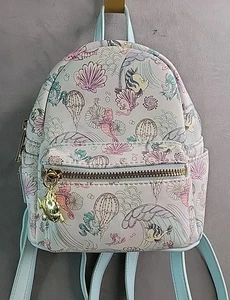 Loungefly Disney The Little Mermaid Flounder Sea Mini Backpack Pastel, EXCELLENT - Picture 1 of 16
