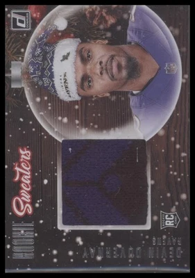 2020 Donruss #SW-DD Devin Duvernay Rookie Holiday Sweater - Image 1 of 2
