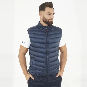 Giubbotto uomo piumino gilet smanicato calcio calcetto corsa palestra sci da blu - Picture 1 of 5