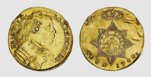 1740 EGN German States PRUSSIA Ducat Gold Coin Friedrich Wilhelm I Berlin Mint - Picture 1 of 3