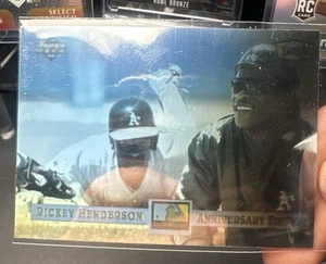 1994 Denny's 125th Anniv. Holograms Rickey Henderson #15 HOF UPPER DECK SHARP! - Picture 1 of 2