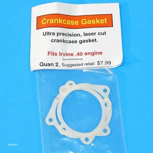 Irvine .40 Crankcase Gaskets (2) NIP - Picture 1 of 1