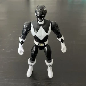2013 2016 Bandai Mighty Morphin Black Power Ranger 5" Then & Now Actionfigur - Bild 1 von 4
