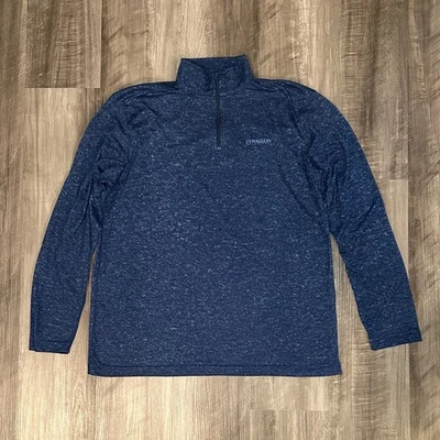 Magellan Navy Heather Quarter-Zip Pullover - Medium - Image 1 of 4