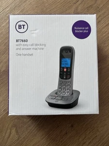 Téléphone numérique sans fil BT 7660 simple avec répondeur garantie 1 an - Photo 1/4