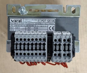 Trasformatore monofase da 0/380/400/440/460/480/600/690 VAC a 0/110/230 VAC 75VA - Foto 1 di 4