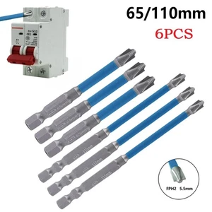 Schraubendreherbit Schraubendreher 65 Mm/110 Mm 6pc FPH2 Für Elektriker - Picture 1 of 12