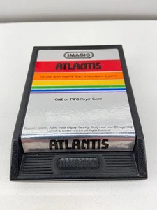 Etichetta testuale Atlantis (Atari 2600) PULITA E TESTATA - Foto 1 di 2