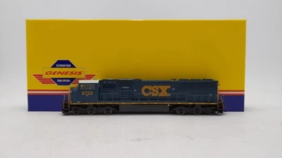Athearn G67283 HO Scale CSX Powered SD60I Diesel Locomotive #8722 EX/Box - Image 1 of 4