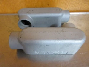 2 Stück Appleton, Unilet, 2" LL, Form 35, Rohrauslasskörper - Bild 1 von 16