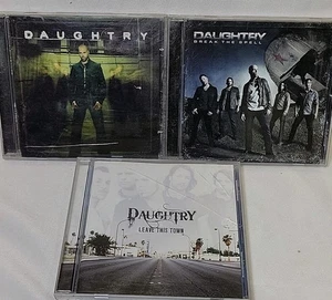 DAUGHTRY - 3 CD Lot: Self Titled Leave This Town Break The Spell Good Condition - Picture 1 of 8