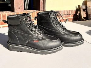 NEW Nortiv 8 Safety Boots - Toe Protect, Slip Resist, Men’s 9.5 Black 160458_M - Picture 1 of 12