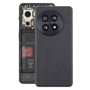 For OnePlus 13 CPH2655 CPH2653 Glass Battery Back Cover with Camera Lens black - Photo 1 sur 2