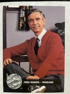 FRED ROGERS 1991-92 Pro Set Platinum #297 Pittsburgh Penguins Celebrity Captain - Picture 1 of 1