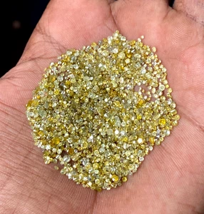 1+carat Scoop 1.5mm yellow shade color round brilliant cut natural diamond lot - Picture 1 of 10