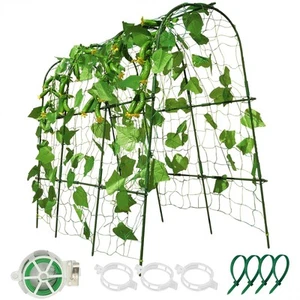 Garden Trellis 63 x 47 Inch,Cucumber Trellis for Raised Beds,U-Shaped Garden ... - Picture 1 of 6