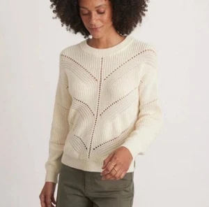 Marine Lagenlook Olivia Pullover Damen M Rundhals Kaschmirmischung Fischer irischer Strick - Bild 1 von 7