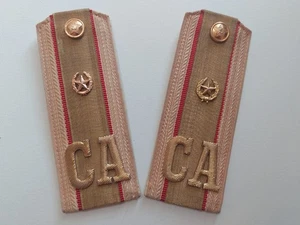 Sowjetische Militär Zeremonien Schulterklappen Soldat. UdSSR Armee. Original Schultergurte - Bild 1 von 17