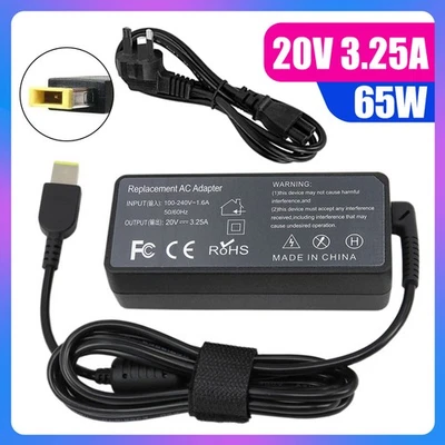 Laptop Charger Power Supply Fits Lenovo Thinkpad ADLX65NLC2A ADLX65NCC3A AU Plug - image 1 of 4