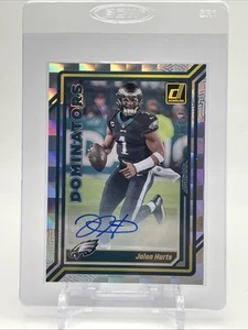 2023 Panini Donruss Jalen Hurts Dominators Autograph /50 - Picture 1 of 2