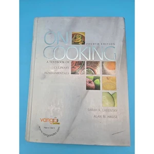 On Cooking 2007 Textbook of Culinary Fundamentals + CD Labensky Hause HB - Picture 1 of 15