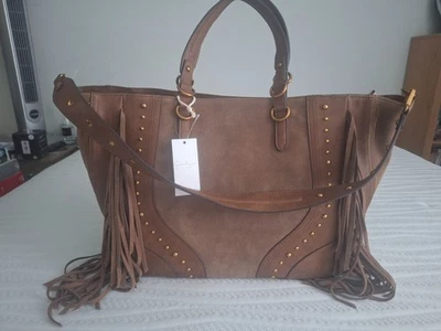 Jessica Simpson Tan Walton Satchel-Handbag- Large-New With Tags - Image 1 of 4