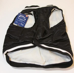 YOULY The Sophisticate Dog Vest Zippered Black LARGE ( 17-19 Inches ) - Picture 1 of 11