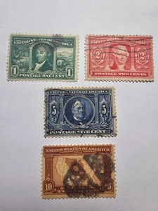 1904, Louisiana Purchase, Scott 323, 324, 326, & 327 - Bild 1 von 4
