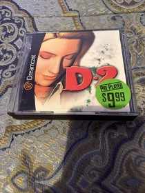 D2 Sega Dreamcast Video Game 2000 4 Discs & Manual - Tested