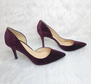Jessica Simpson Gr. 10 Pumps rot burgunderrot Samt Livvy D'Orsey Heels - Bild 1 von 6