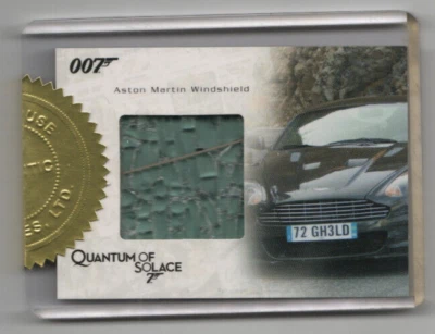 James Bond Archives 2009 Aston Martin parabrisas AMR1 reliquia estuche tapa #250/700 Foto 1 de 2