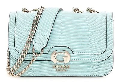 GUESS Orlina Mini Convertible XBody Flap Umhängetasche Tasche Aqua Marine türkis - Bild 1 von 3