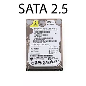 250GB HDD 2.5" SATA Hard Drive for Laptop with Windows 10 Pro Installed Legacy - Picture 1 of 2