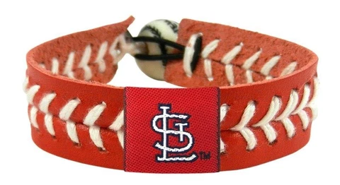St Louis Cardinals Team Color Baseball Bracelet [NEW] MLB Jewelry Wrist Necklace Cover