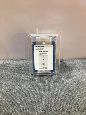 NEW SEALED SECURITRON PB4LN-2 PUSH BUTTON GRN HALO DPDT SS NARROW STILE