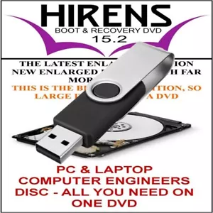 Hiren Boot CD PE x64 V1.0.2 Repair Recovery Password Reset Tool all Win Systems - Picture 1 of 3