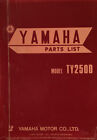 Yamaha Genuine Parts Book Ty250d 1977