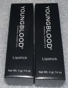 2x Youngblood Lipstick Casablanca 4 g .14 Oz each - Picture 1 of 3