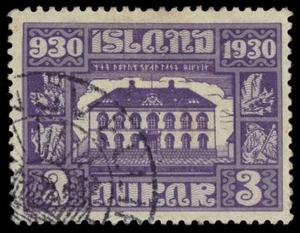 ICELAND 152 (Mi125) - Icelandic Parliament "Althing" Millenium (pf86585) - Picture 1 of 1